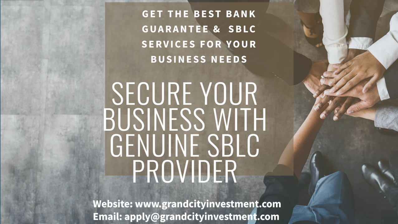 Grand City Investment Limited’s services including SBLC leasing, bank guarantees, business loans, and global trade finance solutions.